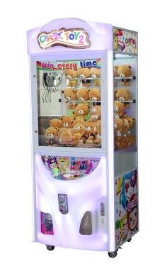 厂家直销疯狂娃娃机2  商场抓夹娃娃机抓烟机 带微信支付豪华吸塑