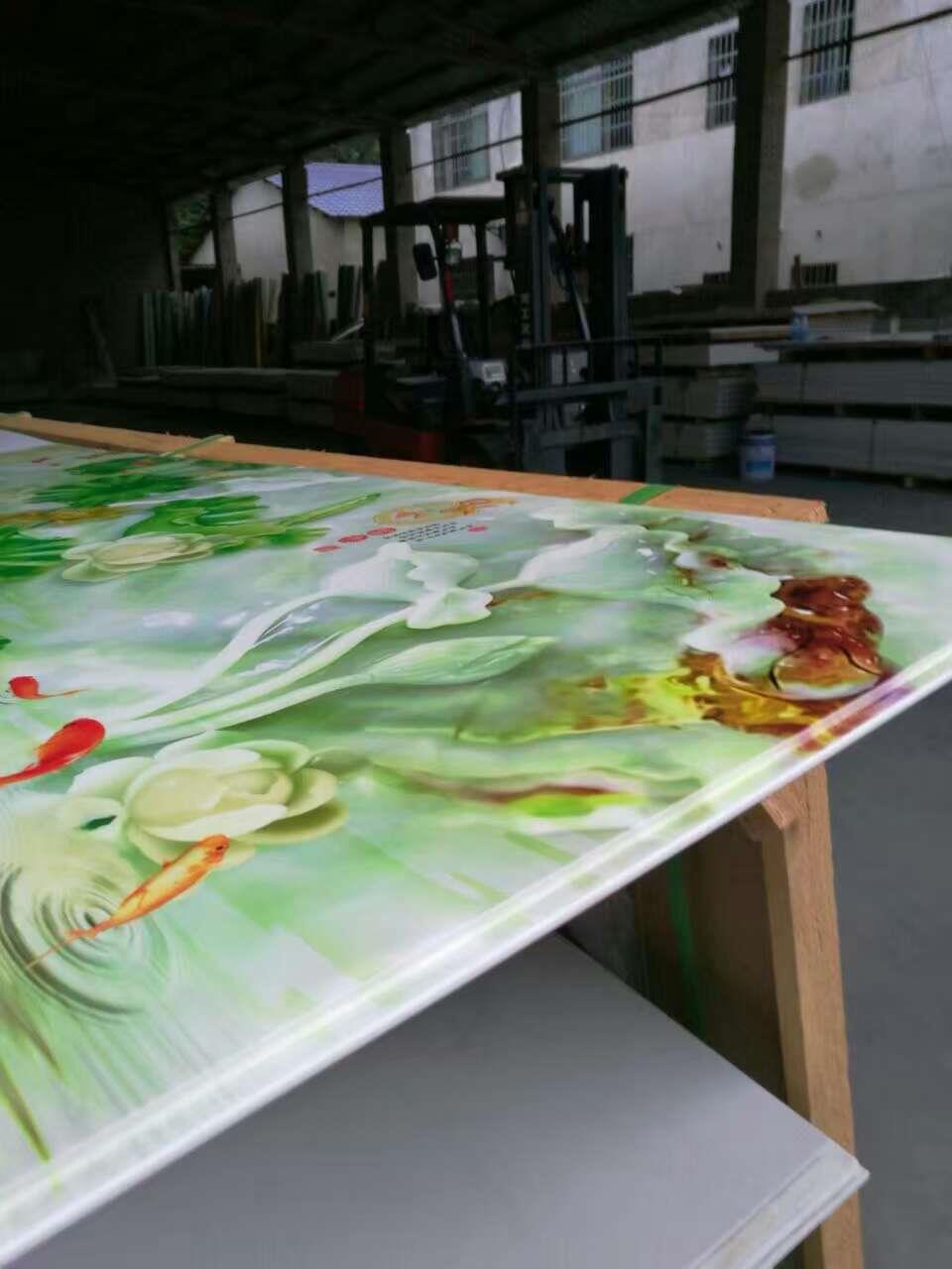 新型装饰材料背景墙打印机竹木纤维板uv平板打印机